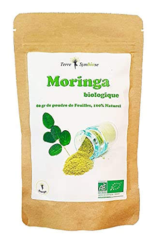 Moringa BIO - Sachet 80g - Poudre de feuille Biologique - Santé - Energie Cover
