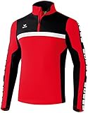 pullover schwarz rot weiß rot Erima Herren Classic 5-C Trainingstop, rot/schwarz/weiß, M