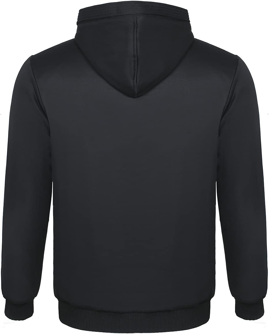 JiangWu Womens Fashion Horn Button Fleece Thicken Coat with Hood Winter Warm Jacket - Image 3