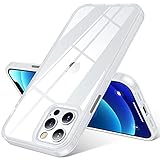 VANMASS [Ultra Slim & Clear Designed for iPhone 12 Pro Max Case 6.7' 5G [Anti-Drop Protection] Thin Tight Fit Transparent Hard PC Back with Soft Edge Phone Case for iPhone 12 Pro Max