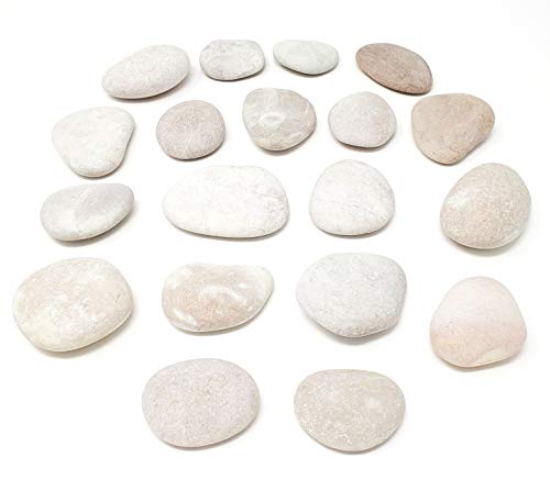 Capcouriers Rocks for Painting 20 Painting Rocks for Rock Painting Range from 1.75 to 2 inches in Length