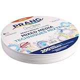 Prang Cassie Stephens Heavyweight Mixed Media Paper Circles, 9', White, 200/Sheets (PAC4822)