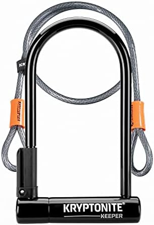 Kryptonite Keeper Bike U-Lock Standard with Braided Steel…