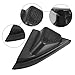 ACROPIX Auto Door Tweeter Speaker Panel Cover Trim Fit for Toyota Corolla 2014 2015 2016 2017 2018 - Pack of 2 Black
