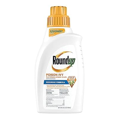 Roundup Poison Ivy Plus Tough Brush Killer2 Concentrate, Visible Results in Hours, 32 fl. oz.