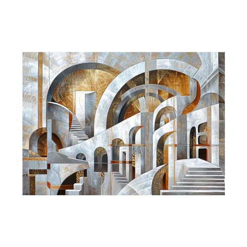 Affiche impression art décoratif peinture abstrait salon chambre bureau 60x80cm