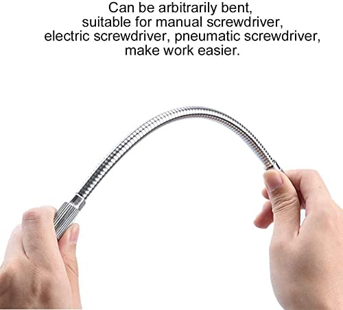 Utoolmart Flexible Extension Screwdriver Bit Holder Magnetic Extention Hex Shaft Screw Drill Connection Tip,5.9-Inch Flex Shaft, Hexagon Drill 1Pcs #TOP5