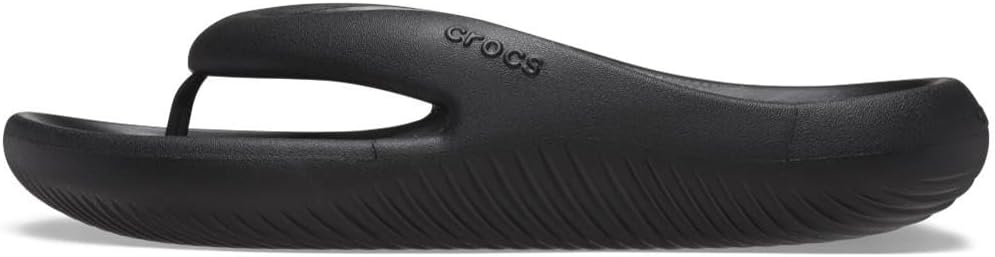 crocs Unisex-Adult MellowrecoverfpSlipper, Black, 5 UK Men/ 6 UK Women (M6W8)