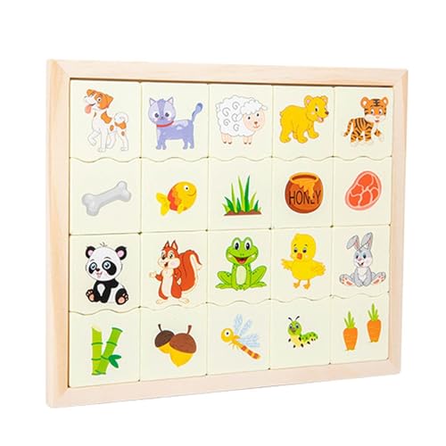 Rompecabezas de combate de animales, rompecabezas numéricos - Auto verificación del juego de juego de jardín de infantes - Actividades preescolar Juegos para niños pequeños, juguetes de motor finos pa