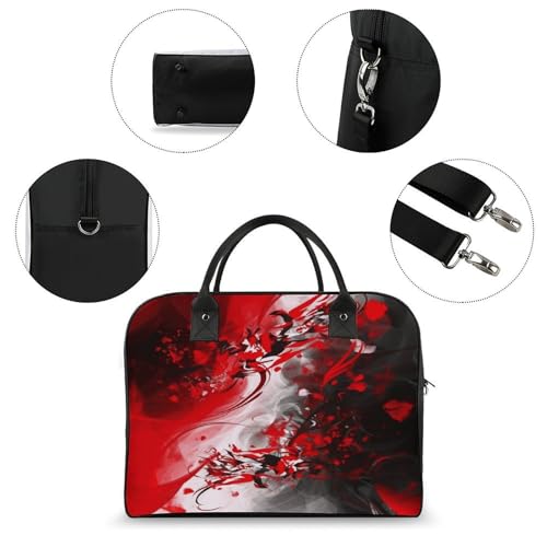 Maletín ligero para laptop unisex con diseño abstracto miniatura 6