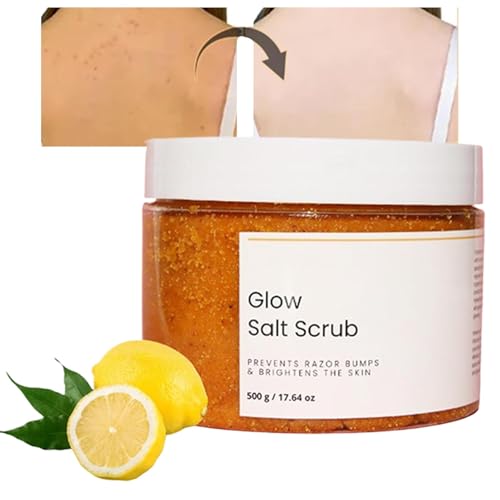 Turmeric and C Body Scrub, Remove Dead Skin Improve Dark Spots Skin-Firming After Shower Scrub - Portable, Soothing Cream for Home, Hotel, Business Trips