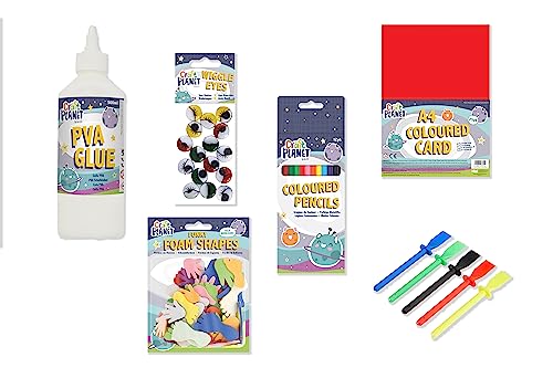 Paillettes carte de qualité supérieure A4 lot de 6 feuilles au fini scintillant premium