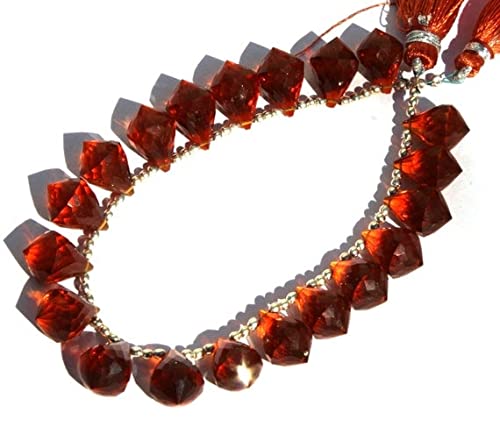 Quartz miel briolette facetté haut de gamme pour création de bijoux LKBEADS