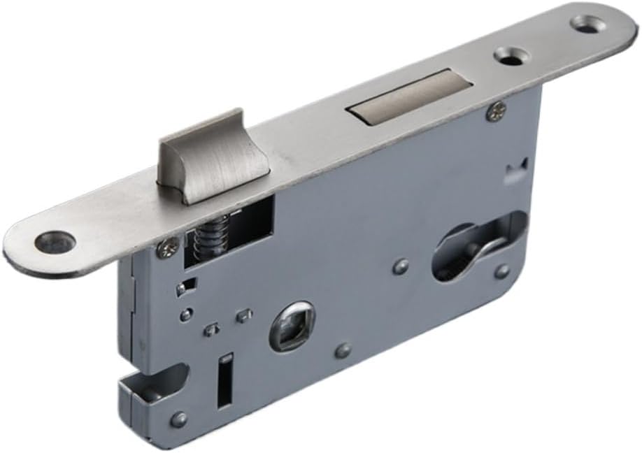 Mortice Sash Locks, Stainless Steel 50X45 Lock Door Split Body Wooden Lockcase Metal Fillet Panel Fit Cylinder Height 29mm