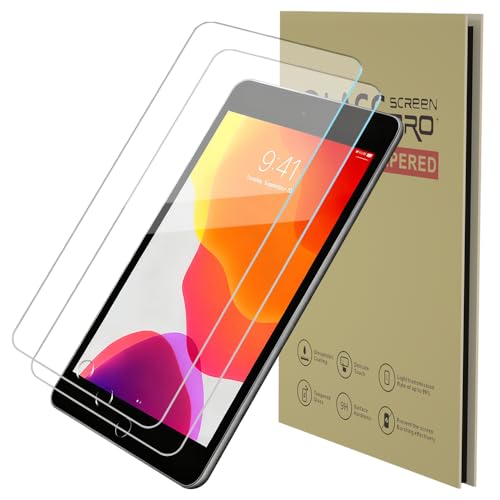 HYGAMOCC Compatible with Apple iPad Mini 5 (2019) & iPad Mini 4 （7.9inch） Tempered Glass Screen Protector, Anti Scratch, Bubble Free,High Definition（2 Pack）