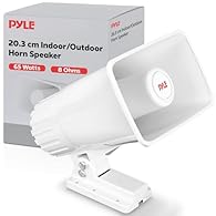 CLEAR & POWERFUL AUDIO OUTPUT – This robust PA horn speaker delivers loud, clear sound with 8-ohm impedance and 101dB output – ideal for projecting voice or music in both indoor and outdoor spaces. WIDE FREQUENCY RESPONSE RANGE – Designed for efficie...