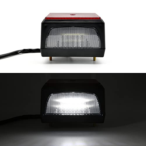 SAUTVS Luz de LED para placa de licença Can-Am Spyder RS GS SE5 SM5 2008-2010 acessórios (2 peças, s
