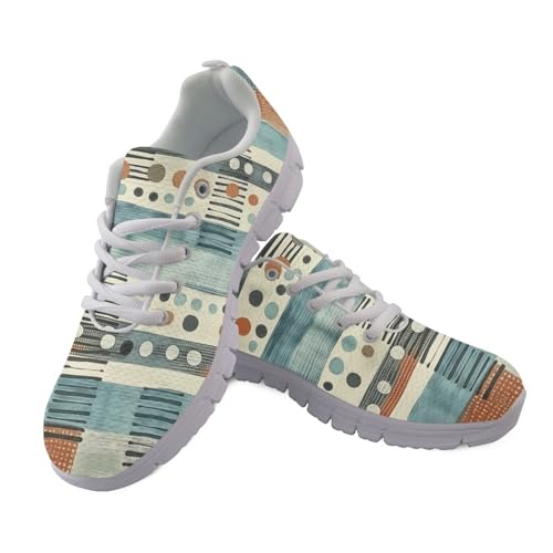 Chaussures de tennis légères femme pour voyages et travail, baskets à lacets Amzbeauty 36.5