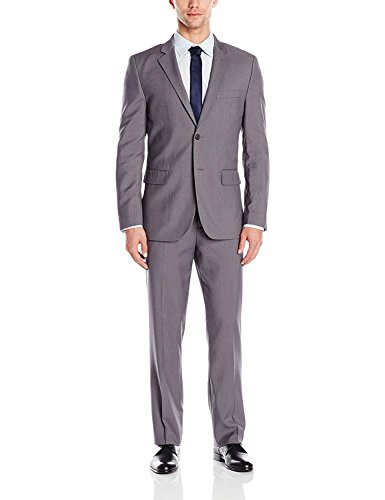 Nautica Men's Vertical 2 Button Side Vent Nested Suit