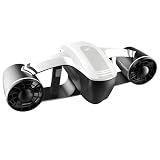CAMOLECH ROBOSEA Seaflyer Seascooter 800W Scooter subacqueo 100ft profondità Acqua Eliche Attrezzature subacquee per Piscina Mare (Bianco)