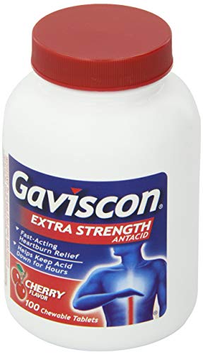Gaviscon 117325 Extra Strength Cherry Chewable Tablet thumb #9