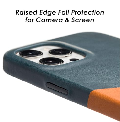 Étui en cuir compatible avec iPhone 15 Plus protection MagSafe Wilken