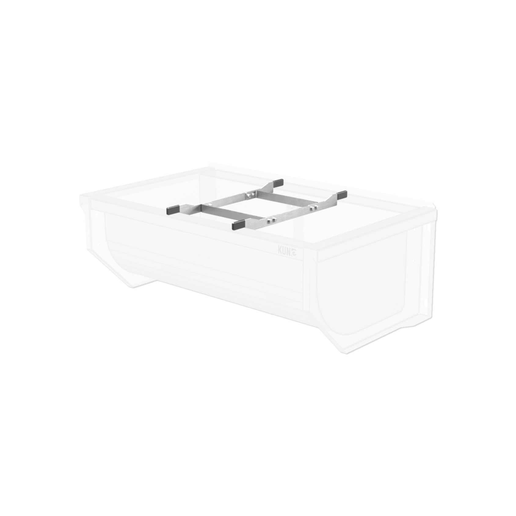 KUNe Edelstahl Zubehör Eimerrost, schont Ihren Rücken, 20 x 35 cm, Zubehör für KUNe Edelstahl SOLIDUM Standard und NOVUM Ausgussbecken