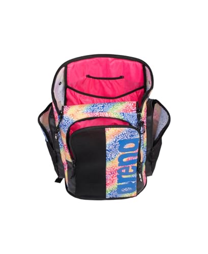 Image of ARENA Spiky III Backpack 45 Swimming Athlete Sports Gym Rucksack Large Training Gear Equipment Swim Bag for Men and Women, 45 Liters, Pride