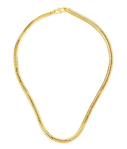 Heavy Flat Gold Plated Chain Artificial 