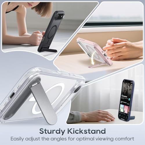 Étui smartphone 2026 Air transparent avec support intégré pour mobile - 5