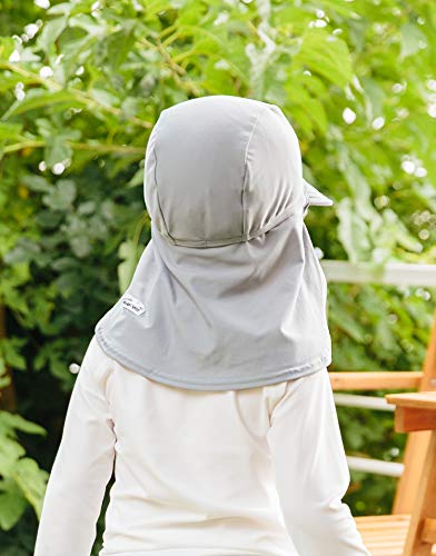 VAENAIT BABY Newborn-7T Toddler Infant Kids Unisex Boys & Girls Sun Protection Sporty Flap Swim hat UPF 50+ UV Flap Cap4