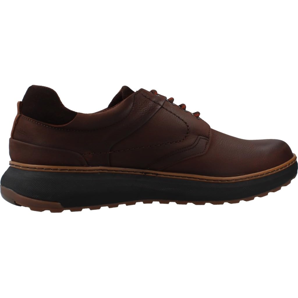 FLUCHOS - Buty męskie z nubuku Cafe z wyjmowaną wkładką i lekką podeszwą EVA Model F2535 - Skóra