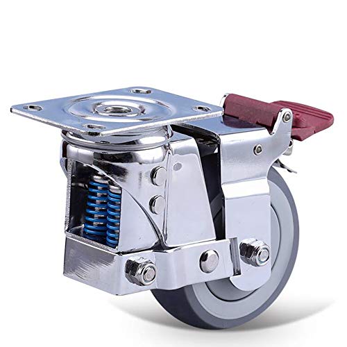 Ruote industriali rotanti Heavy Duty da 125 mm