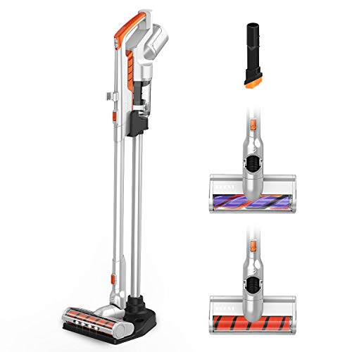GOOVI Cordless Vacuum Cleaner, New Upgraded Version of Brush Head, 60 Minutes Long Runtime, Stick Vacuum Cleaner with a Charging Stand, Convenient Stick and Handheld Vac