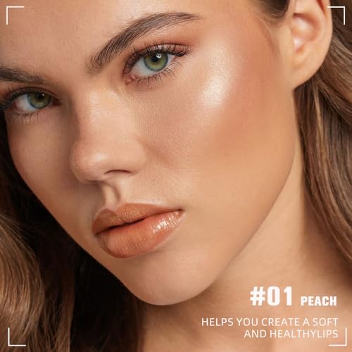 Image of FeiCuiYun Lip Sleeping Mask, Moisturization and Antioxidants, Nourish, Hydrate, Flaky, Dry Lips (01#Yellow peach)