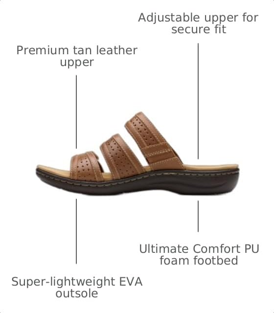 Image of Clarks womens Laurieann Dove | Casual Sandals