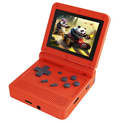 V90 Powkiddy Console de Jeux Portable 64G 2500 Classiques Jeux, Open Source Linux System, écran IPS HD de 3 pouces, 1020mAh, Super Mini Console de Jeux vidéo Retro Cover