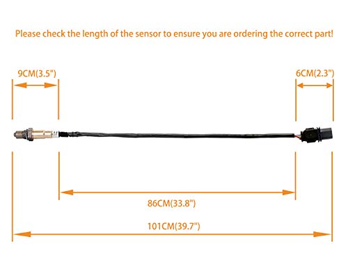 image for Gledewen LSU 4.9 Lambda WideBand O2 Oxygen Sensor | for AEM 30-4110 30