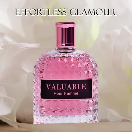 Women Perfume 100ml Eau de Parfum Spray Cologne for Women with Bergamot, Jasmine, Wood Overdose Notes Long Lasting Fragrance (Valuable)