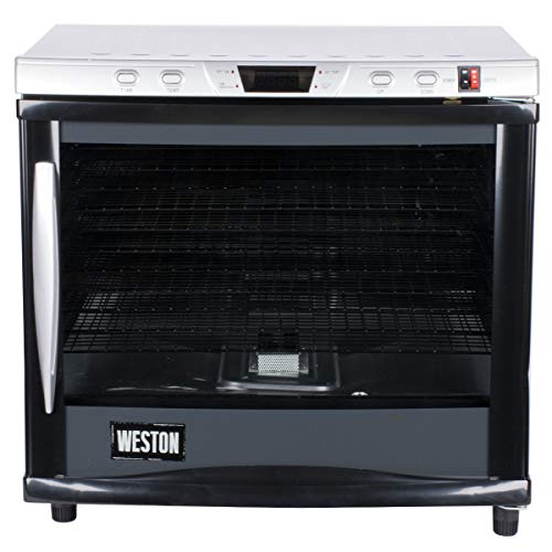 Weston Pro Series Digital Dehydrator 28-0301-W, 80 Liter 12 Tray With Timer & Light,Silver #TOP1