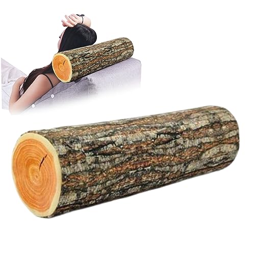 Coussin de conception de bois naturels long traversin doux pour chaise