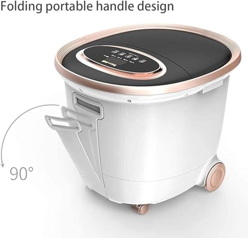 Baño de pies masajeador eléctrico con calefacción, rodillos automáticos de masaje y control de temperatura – Tratamiento spa que rejuvenece los pies cansados y alivia el dolor y la presión miniatura 3