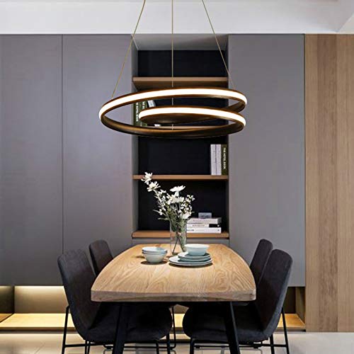 Chandelier table à manger LED pour vos repas chaleureux 46cm - 5