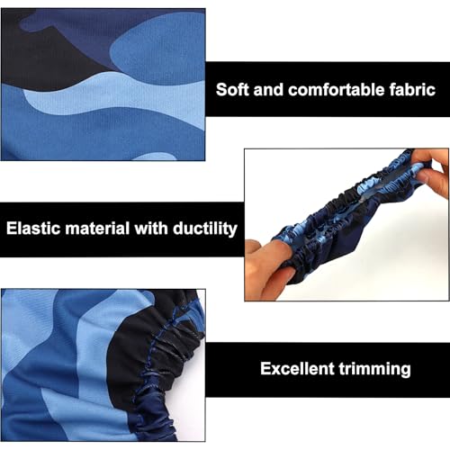 Sinbana 4pcs Ski Snowboard Goggle Cover Sleeves, 4 Camouflage Patterns Polyester Ski Goggle Lens Cover Protectors for Adults Kids Travel Storage Accessories Scratch-Resistant & Dust-Resistant - Image 3