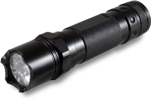 Lucent Ace DFL-215-9 Mini Tactical 9 LED Flashlight, Black