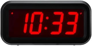Timegyro Small Wall/Shelf/Desk Digital Clock Only Battery Operated with 1.2" Large Display. 4pcs