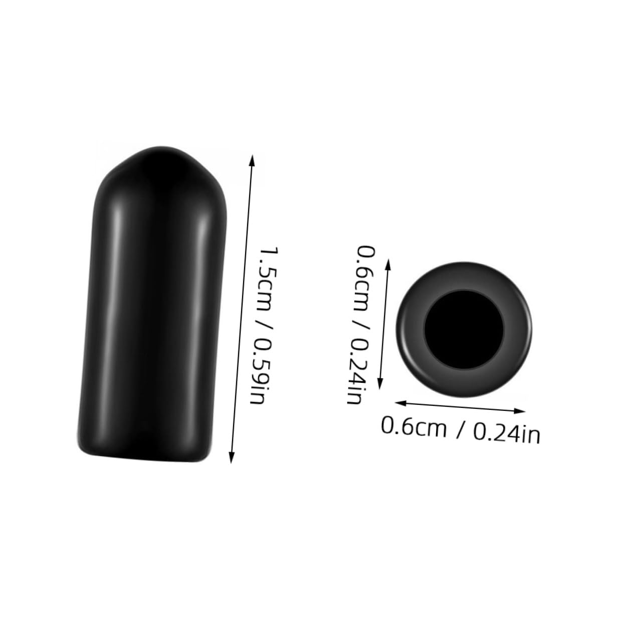 KALLORY 20Pcs Portable Plastic Airbrush Bottle Caps Nozzle Tip for Easy Use and Prevention of Clogging for Various Painting Needs and Airbrush Accessories