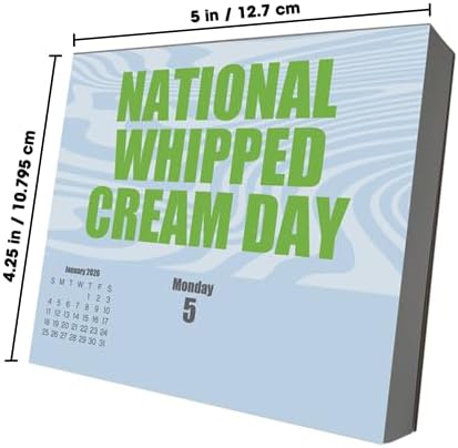 Every Day is a Holiday Calendar 2026 - Deluxe 2026 National Holiday Day to Day Box Calendar Bundle with Over 100 Reminder Stickers (Daily Holiday Gifts, Office Supplies) - Image 3