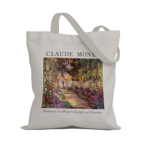 Monet Art Canvas Tote Bag