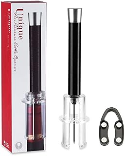 Air Pressure Pump Opener, Mincham Wine Cork Remover Pump, Aluminum Alloy Body, Foil
